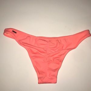Coral bikini bottoms